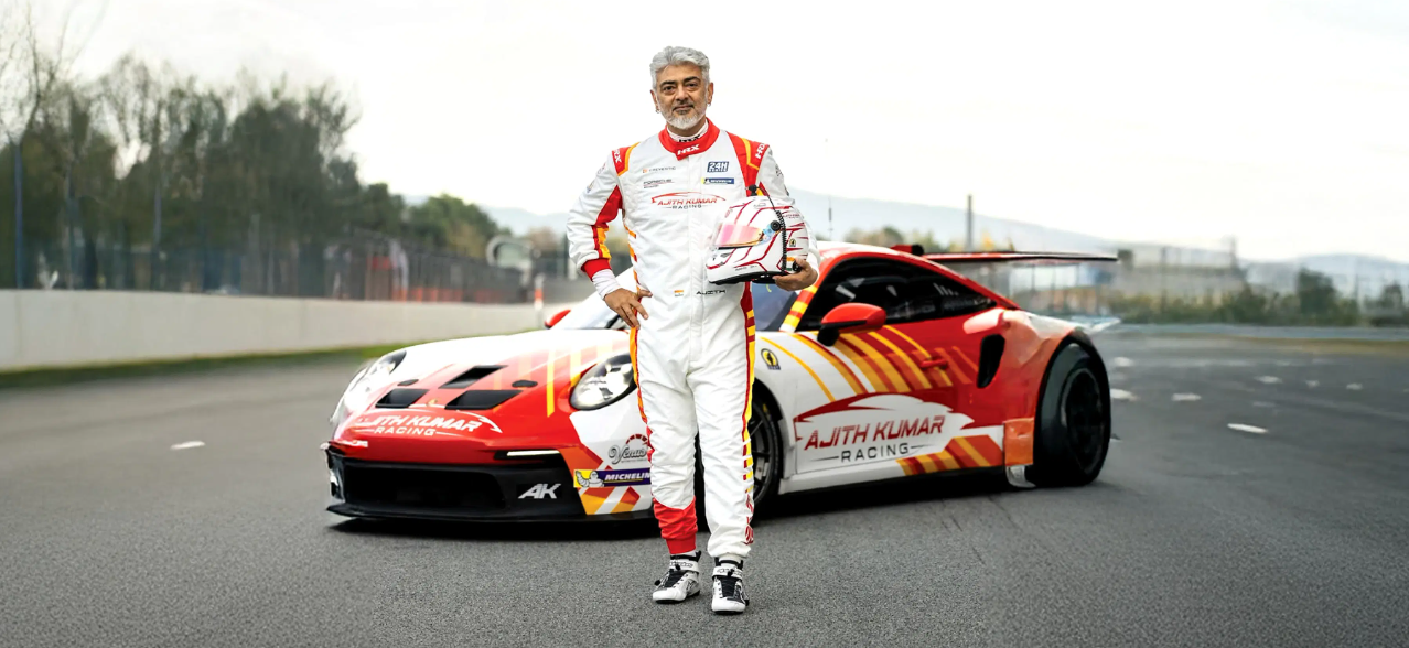 அஜித் குமார் பப்ளிக் இடத்தில் ரேஸ் கார் ஓட்டிய பரபரப்பு வீடியோ! | Ajith Kumar Racing Viral
